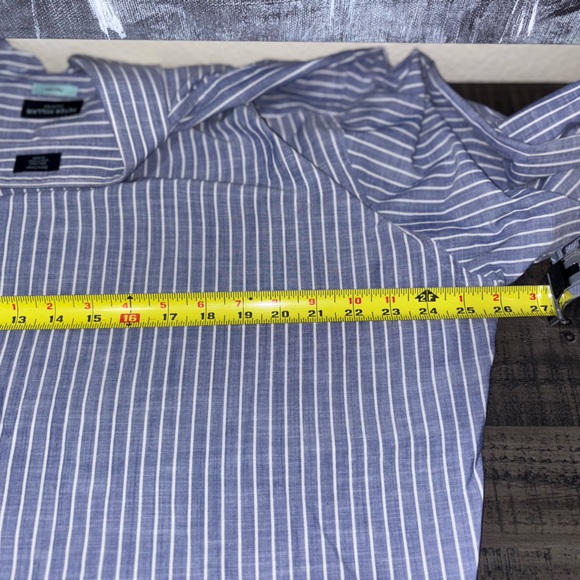 Peter Millar Collection Pima Cotton Striped Button-Up Shirt SZ XL - Picture 10 of 10